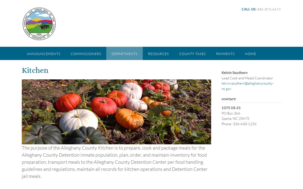 Alleghany County Detention Center operating context and release records